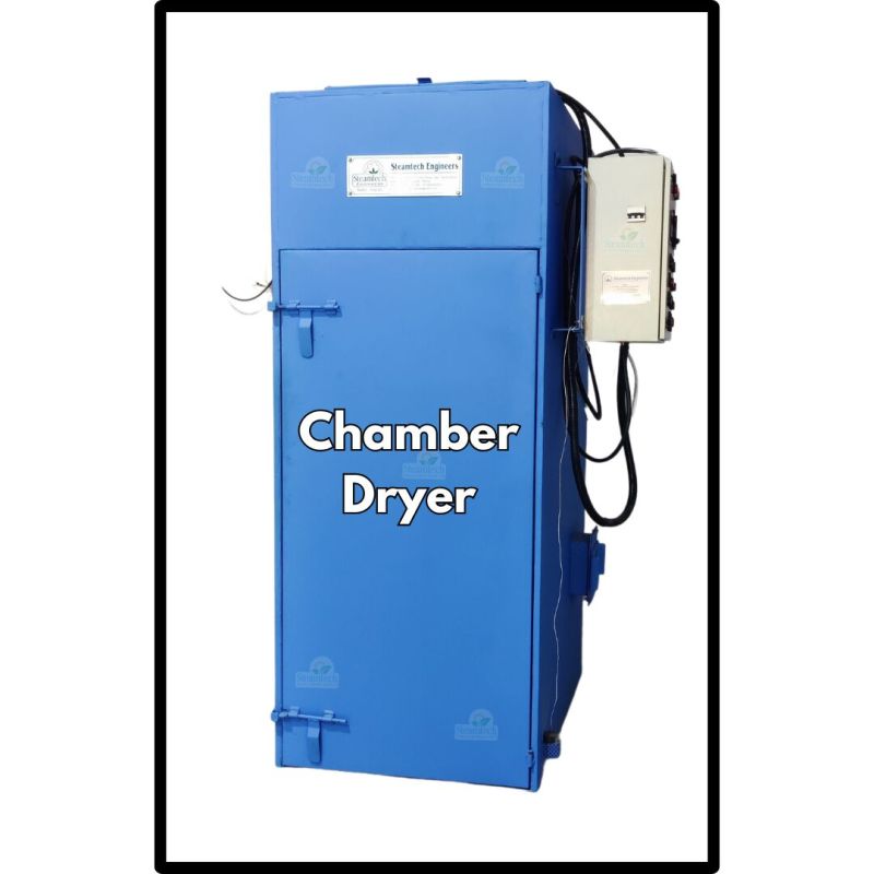Electric 5kW Polished chamber dryer, Color : Silver