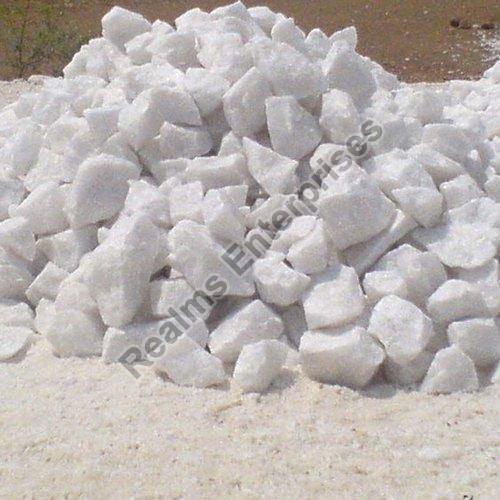 Natural-white Lump Silica Quartz Stone, for Industrial Use, Purity : 99%