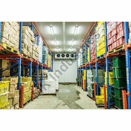 Automatic Electric Galvanized Iron Warehouse Cold Storage Rooms, for Food Industry, Voltage : 110V
