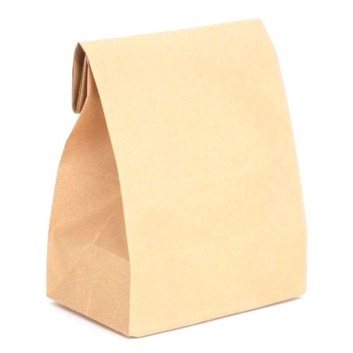 Brown MGL Flexipack Ractangular Plain Paper Packaging Pouch, for Food Industry