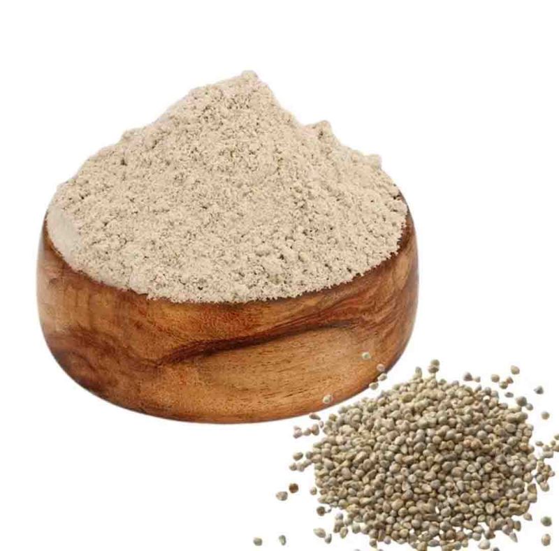 Light Brown Fine Processed Natural Bajra Millet Flour, for Cooking, Packaging Type : Gunny Bag
