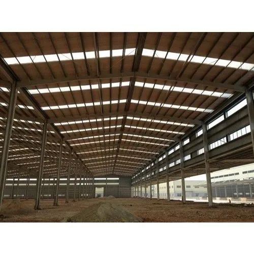 Galvanized Iron Poultry Farm Shed Work