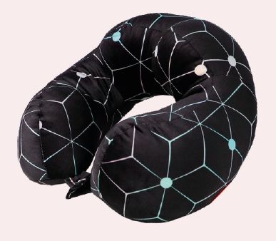 Black Travel Neck Pillow