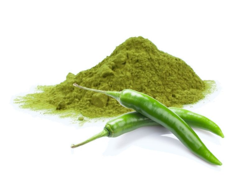 Raw Green Chilli Powder, for Cooking, Certification : FSSAI Certified