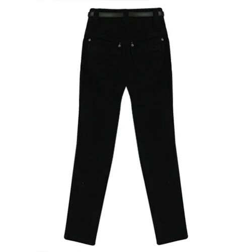 Ladies Black Denim Jeans, Stretch Type : Stretchable