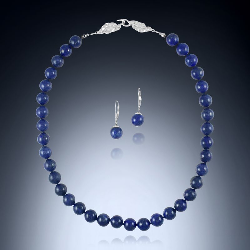 Lapis Lazuli Necklace Set, Style : Antique