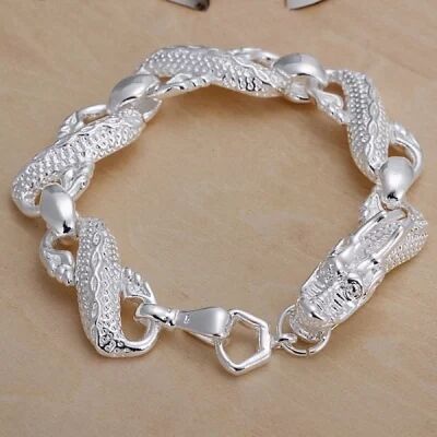 Polished Silver Plated Bracelet, Style : Antique