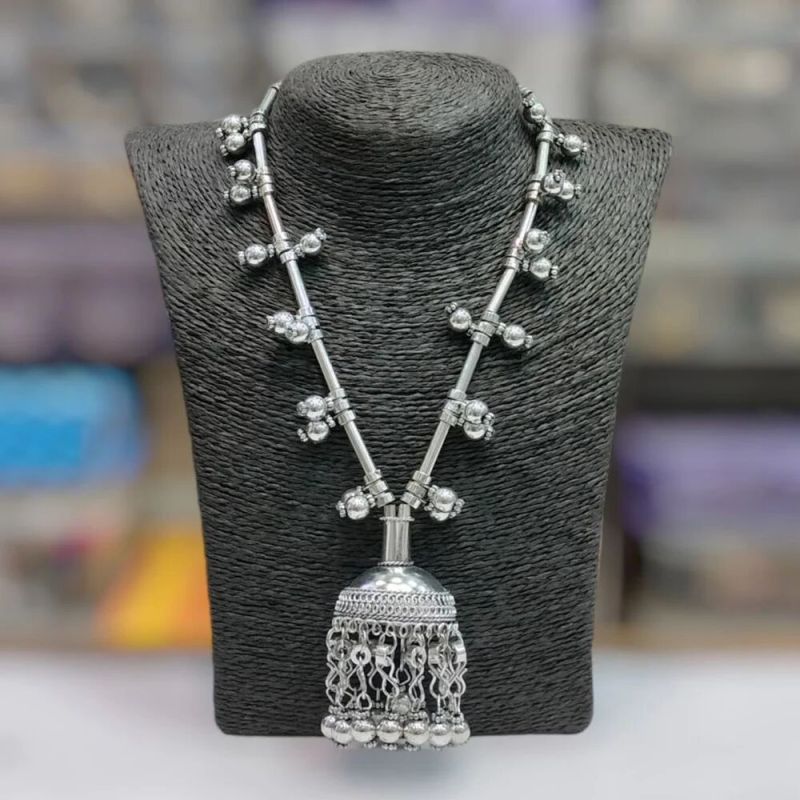 Silver Plated Long Necklace