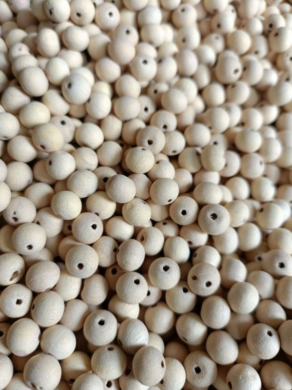 Polished Plain Round Wooden Beads, for Garments Decoration, Jewelry, Rakhi, Garments Shoes, Purity : 100%