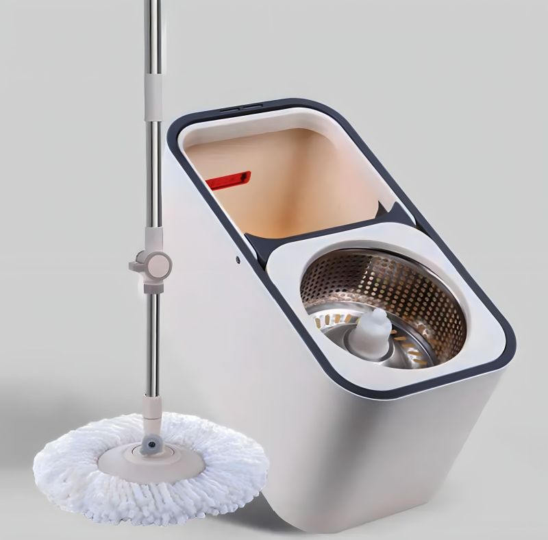 Manual magic spin mop, for Home, Hotel, Indoor Cleaning, Office, Feature : Flexible, Foldable