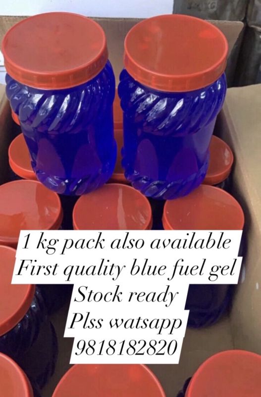 First quality blue fuel gel
