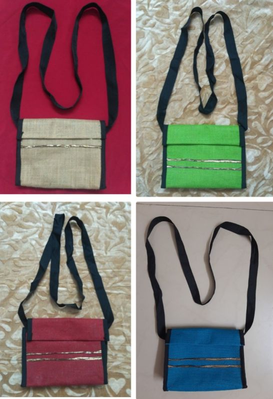 Cotton Sling Bag, Shape : Rectangular