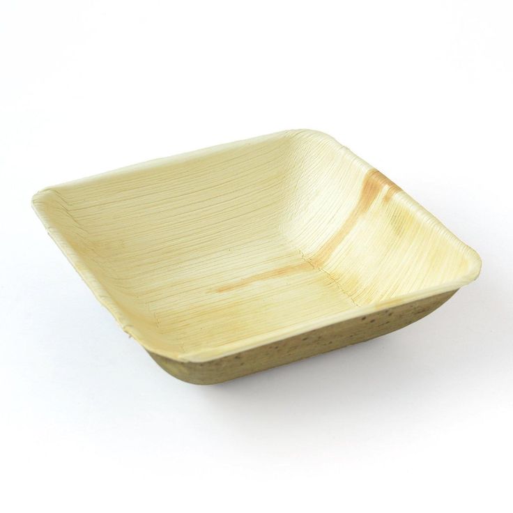 Biodegradable areca plate 5 inch square bowl