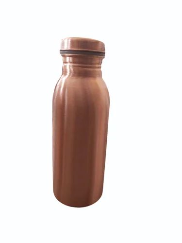 Plain Copper Water Bottle, Cap Type : Screw Cap