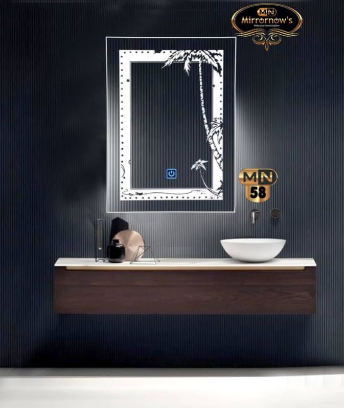 Palm Tree LED Light Mirror