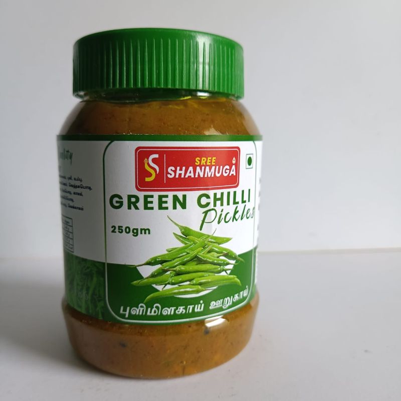 GREEN CHILLY PICKLES 250GMS