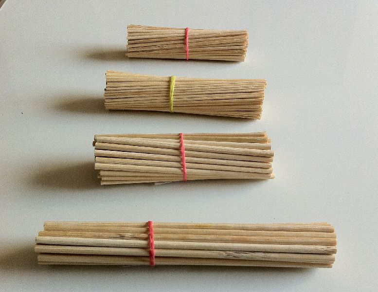Off White Dagna Round Bamboo Stick