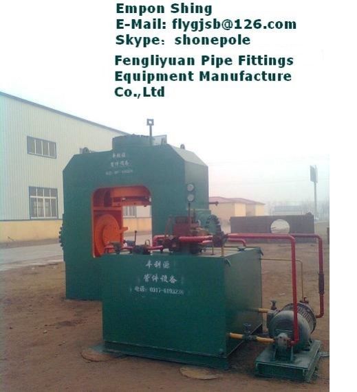 108mm Carbon Steel Tee Water Extruding Press