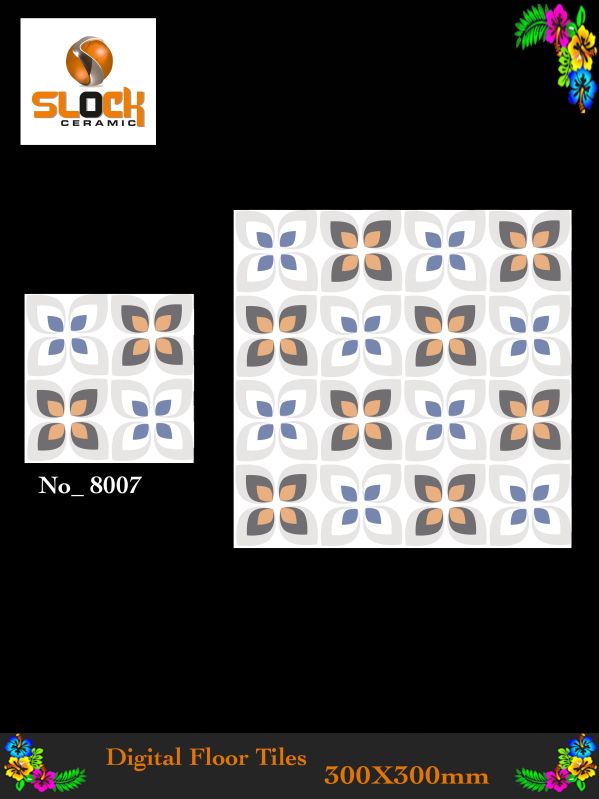 SLOCK CERAMIC moroccan tiles 8007, Length : STANDERD