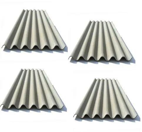 White Rectangular Cement Roofing Sheet