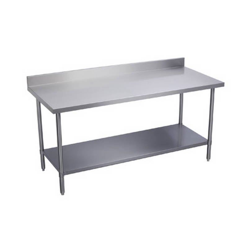Stainless Steel Rectangular Work Table, for Construction, Specialities : Anti-Corrosive, Immaculate Finish