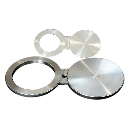 Round Polished Stainless Steel Spectacle Flanges, Color : Metallic