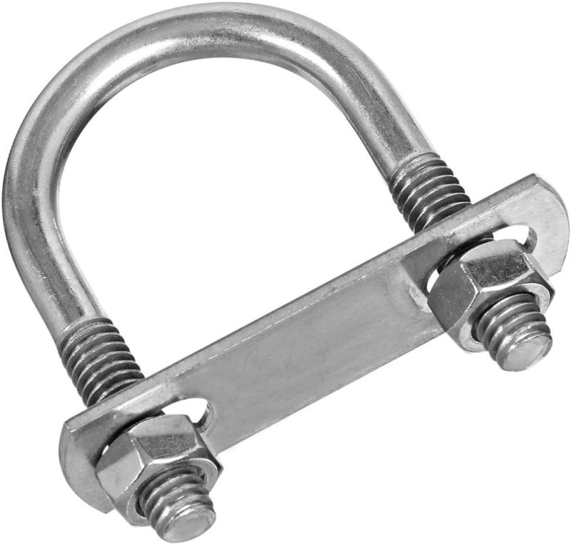 Stainless Steel Polished U Bolts, Size : Standard