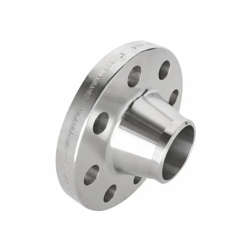 Round Stainless Steel Weld Neck Flanges, Color : Grey