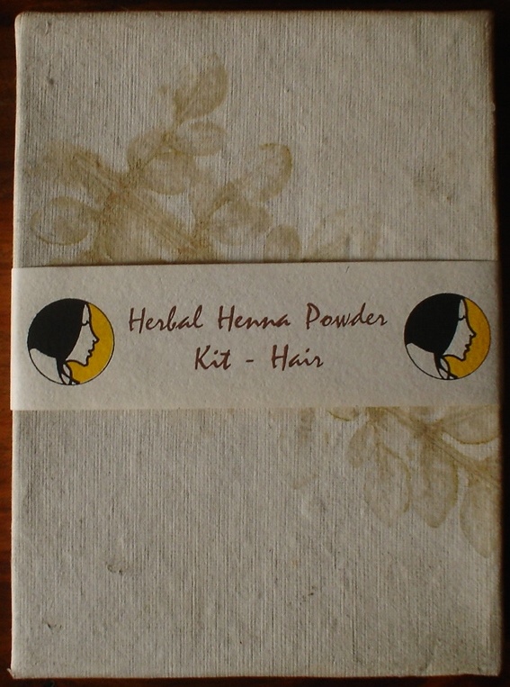 Dark Orange Henna Herbal Hair Powder Kit, for Parlour, Personal, Packaging Type : Cardboard Box