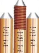NFPL Copper Bonded maintenance free Earthing Rods, Size : 3000mm