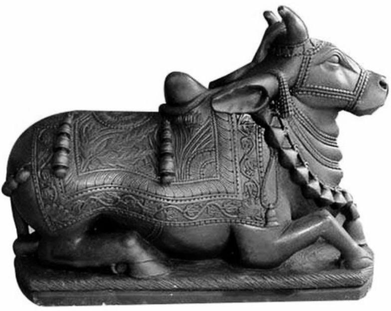 Marble Nandi Statue