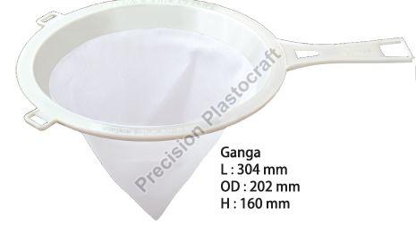 Ganga Water and Milk Strainer, Handle Material : Plastic