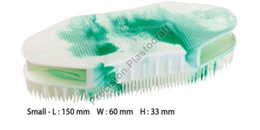 Green Small LDPE Rin Washing Brush, for Cloth Cleaning, Bristle Style : Single Sided