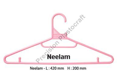 Pink Coated Plastic Plain Neelam Cloth Hanger, For Home, Style : Modern