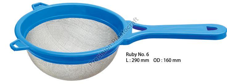 No. 6 Ruby Juice Strainer, Handle Material : Plastic