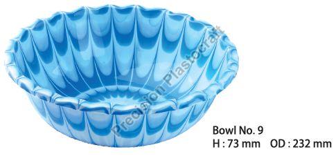 No. 9 Multipurpose Plastic Bowl, Size : H: 73 mm, OD : 232 mm