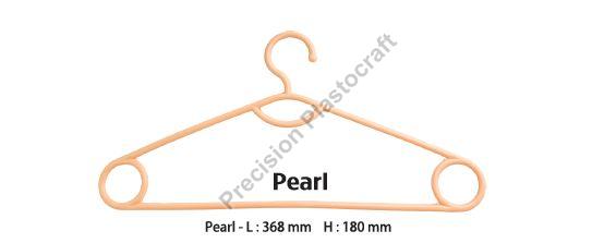 Plain Coated Plastic Pearl Cloth Hanger, For Home, Style : Modern