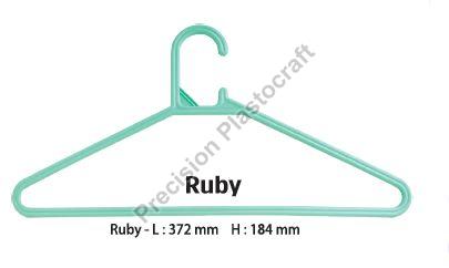 Coated Plastic Plain Ruby Cloth Hanger, for Home, Style : Modern