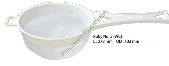 No. 5 WC Nylon White Cloth Ruby Tea Strainer