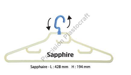 Plastic Plain Sapphire Cloth Hanger, For Home, Style : Modern