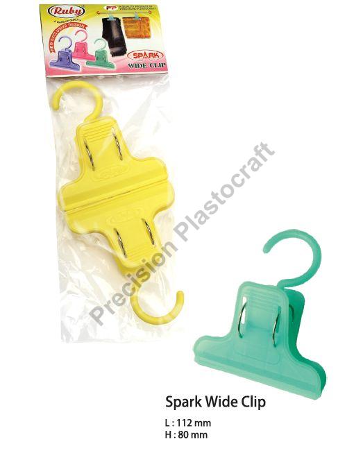 Spark Wide Plastic Cloth Clip