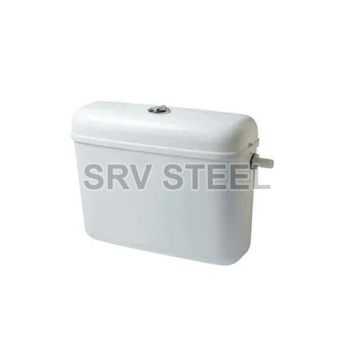White Plastic Single Toilet Flush Tank, for Bathroom etc, Capacity : 4-5 Ltr