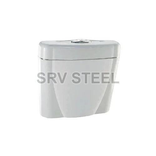White Plastic SRV Toilet Flush Tank