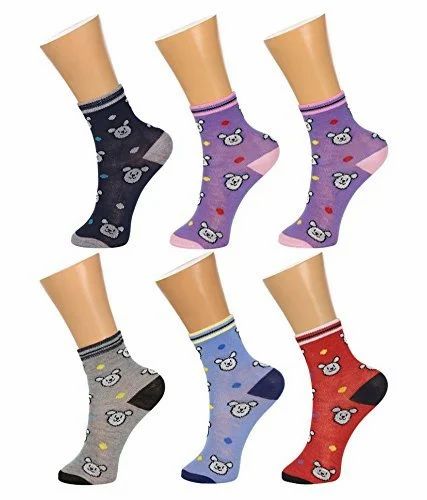 Printed Cotton Kids Towel Socks, Size : All Sizes
