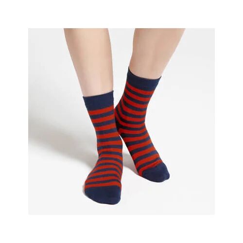 Cotton Ladies Striped Socks, Size : All Sizes