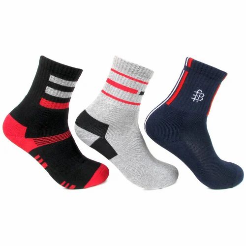 Cotton Printed Ankle Length Socks, Technics : Machine Made