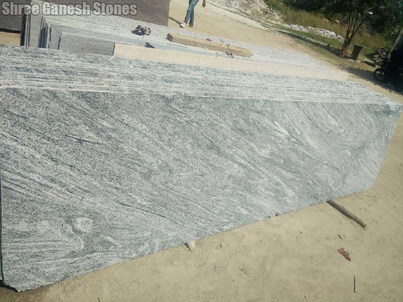 Bush Hammered Kuppam Green Granite Slabs, for Hotel, Kitchen, Office, Restaurant, Size : Multisizes