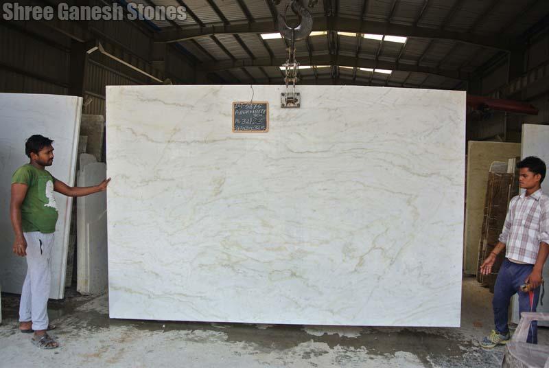 Granite Bush Hammered Polar White Marble, for Hotel, Kitchen, Office, Restaurant, Pattern : Plain