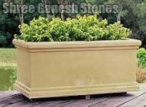 Polished Dotted Ceramic Sandstone Planters, Capacity : 0-10ltr