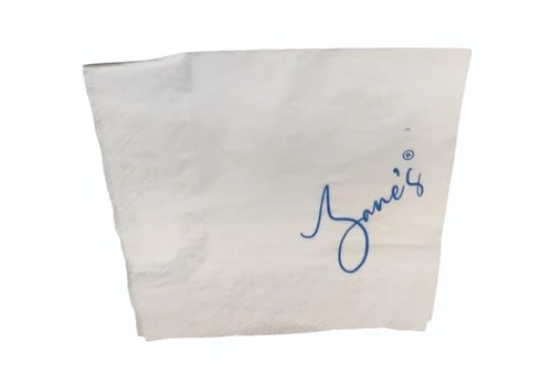 White Square Plain 100 GSM Tissue Paper, for Kitchen, Size : 24x24 Cm